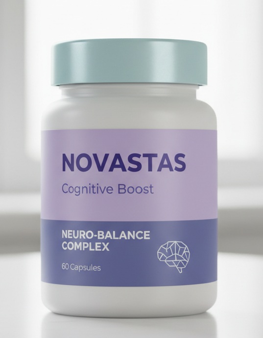 NOVASTAS product package placed on a clean background